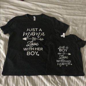 Mom and Toddler Matching T-shirts
